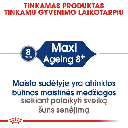 Royal Canin Maxi Ageing 8+ sausas pašaras - Labai vyresnio amžiaus didelių veislių šunims