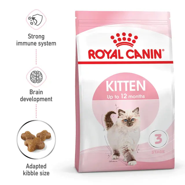 KITTEN sausas pašaras katei