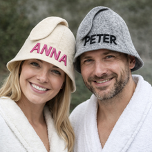 Personalized sauna hat