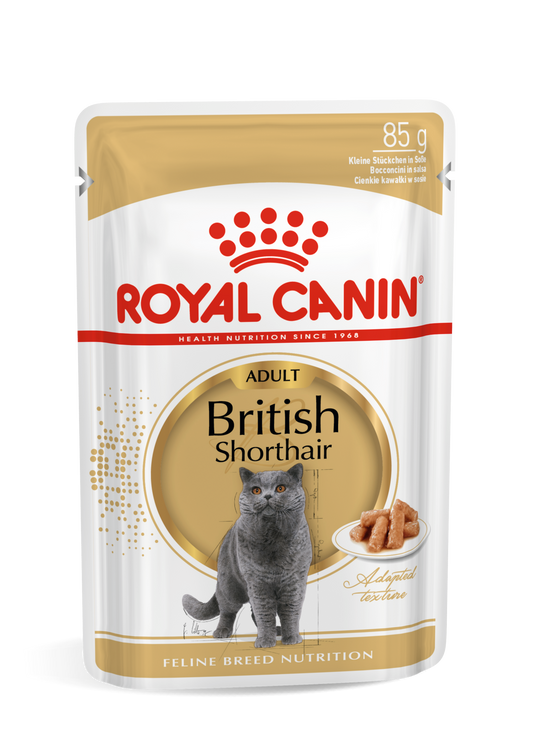 ROYAL CANIN British Shorthair Adult Narrow Chunks In Gravy – Karma Mokra dla Kota 12x85g