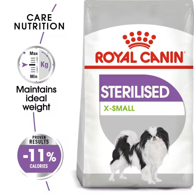 Royal Canin X-Small Sterilised – sausas pašaras sterilizuotiems labai mažų veislių šunims