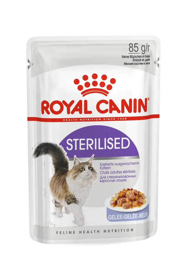 Sterilised Jelly - Wet Food for Sterilised Cats 12x85g
