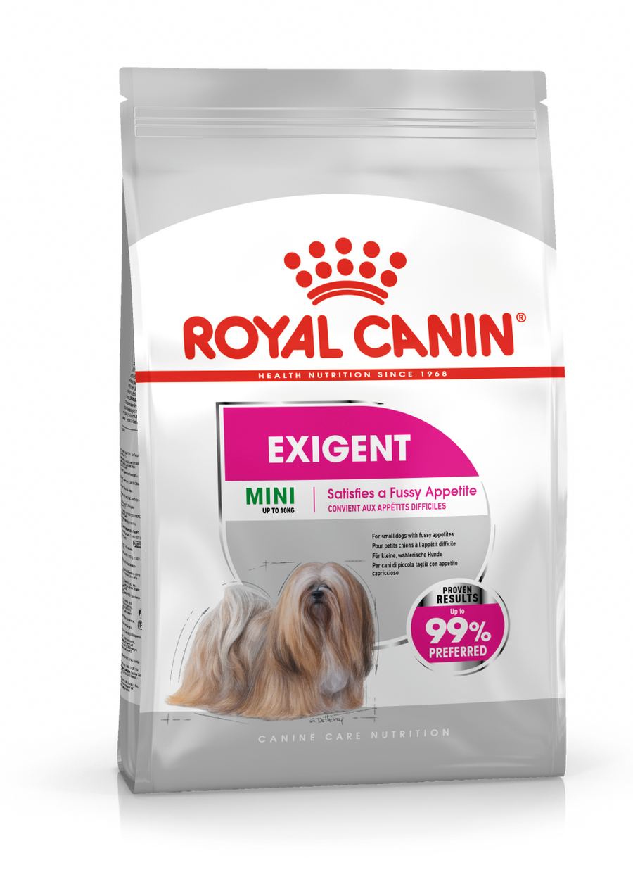 Mini Exigent dry dog ​​food