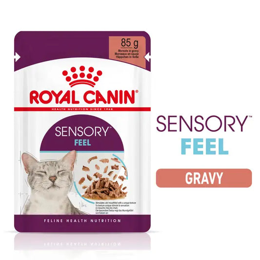 ROYAL CANIN SENSORY™ FEEL Kawałki w Sosie - Mokra Karma dla Dorosłych Kotów 12x85g