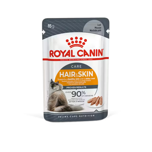 ROYAL CANIN Hair & Skin Care Loaf - Karma Mokra dla Kotów 12x85g