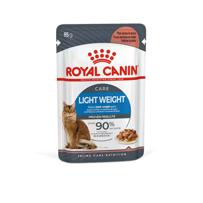 ROYAL CANIN Light Weight Care Gravy - Drėgnas Pašaras Suaugusioms Katėms 12x85g