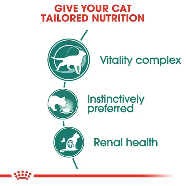 ROYAL CANIN Instinctive 7+ Chunks In Gravy - Wet Food For Senior Cats 12x85g