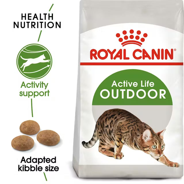Outdoor dry cat food