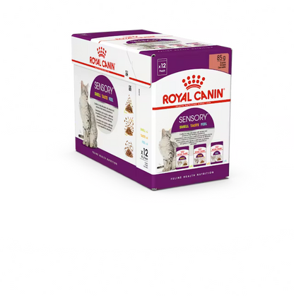 ROYAL CANIN Sensory Multi Chunks In Gravy - Drėgnas Pašaras Suaugusioms Katėms 12x85g