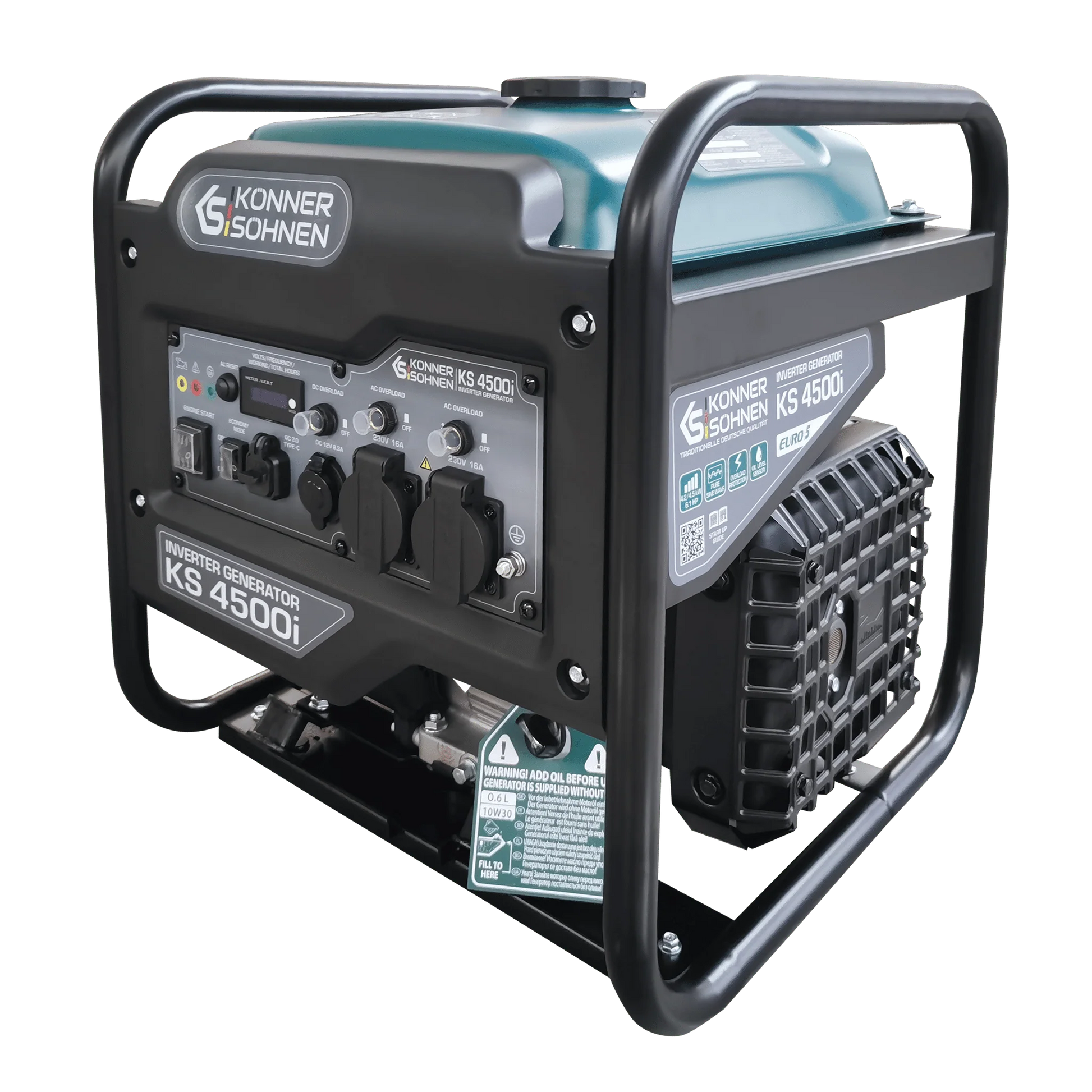 Inverterinis generatorius 4500W, KS 4500i KONNER & SOHNEN