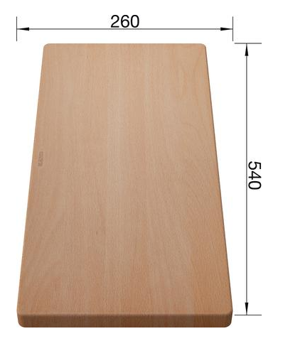 Cutting board massive beech wood large Underline
