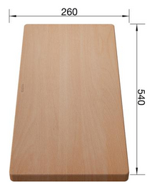 Cutting board massive beech wood large Underline