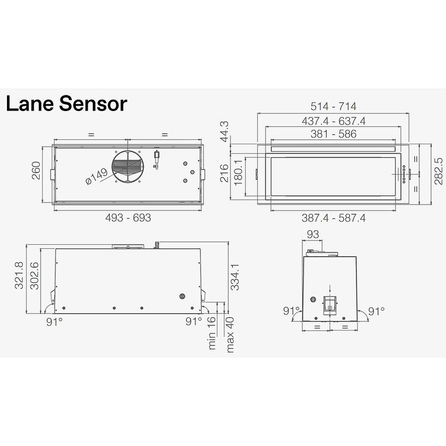 LANE SENSOR @ BL MAT/A/72