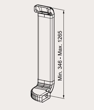 DUCTING KIT PLINTH AIR OUTLET GALILEO STRIPES / GALILEO SLIM