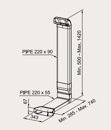 RECYCLING KIT / Lateral recycling version / plinth min.70H GALILEO STRIPES / GALILEO SLIM