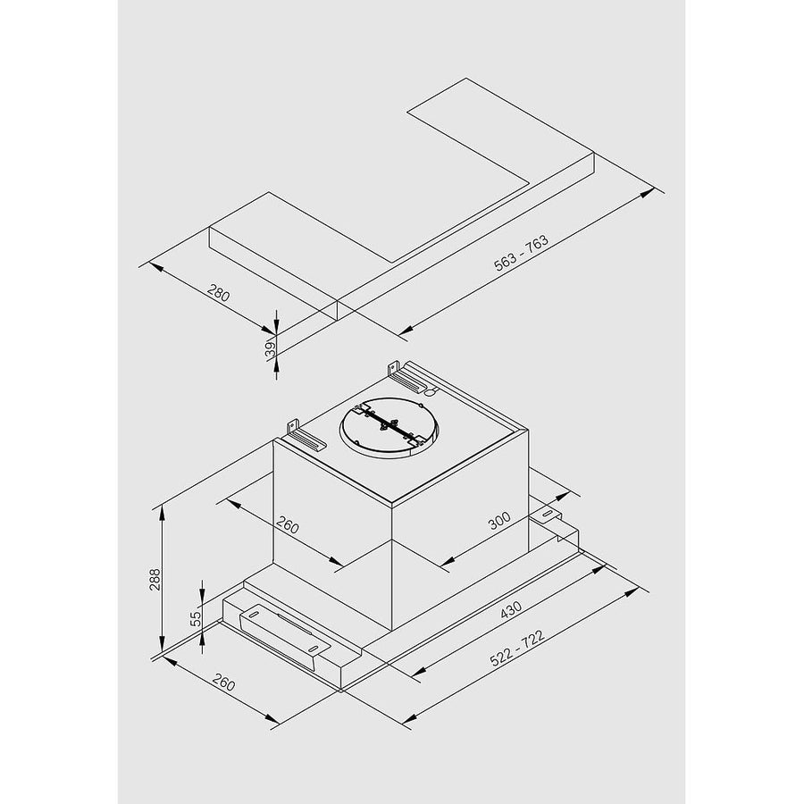 LINEAR 76 WHITE GLASS MOTOR ON BOARD