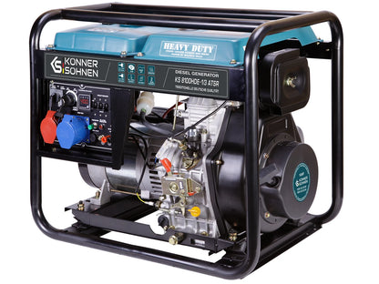 Dyzelinis generatorius 6500W, KS 8100HDE-1/3 ATSR (EURO V), KÖNNER & SÖHNEN