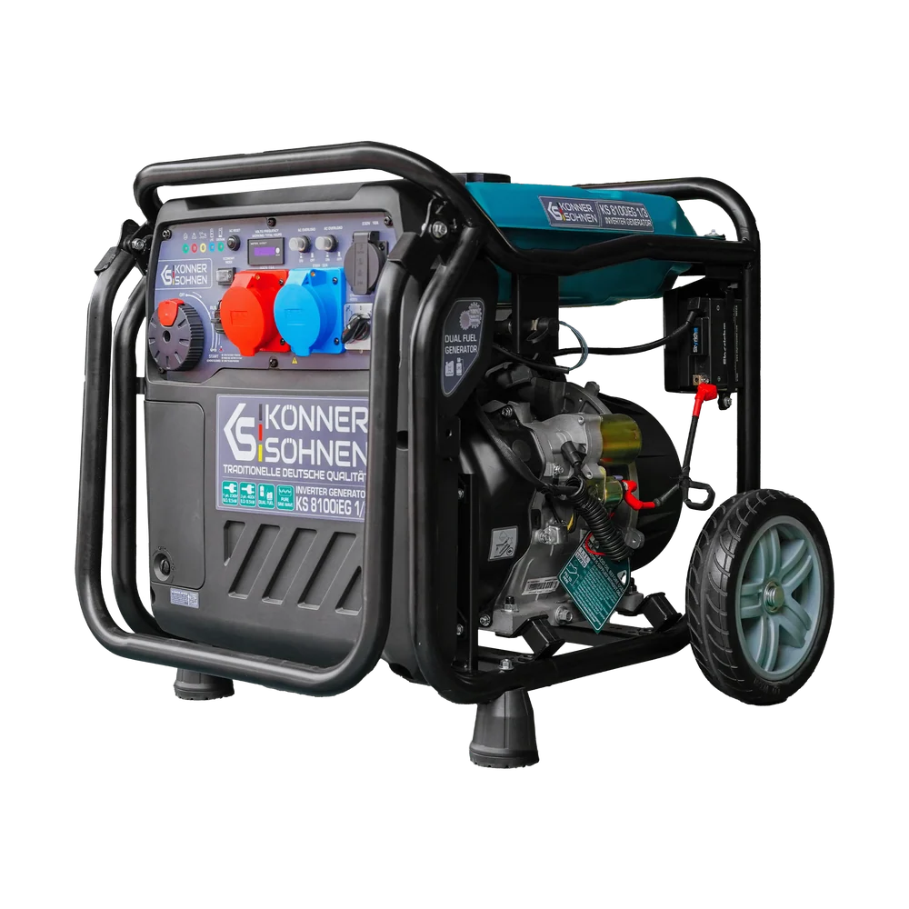 Inverterinis generatorius LPG/benzinas 8500W KS 8100iEG 1/3 KONNER & SOHNEN
