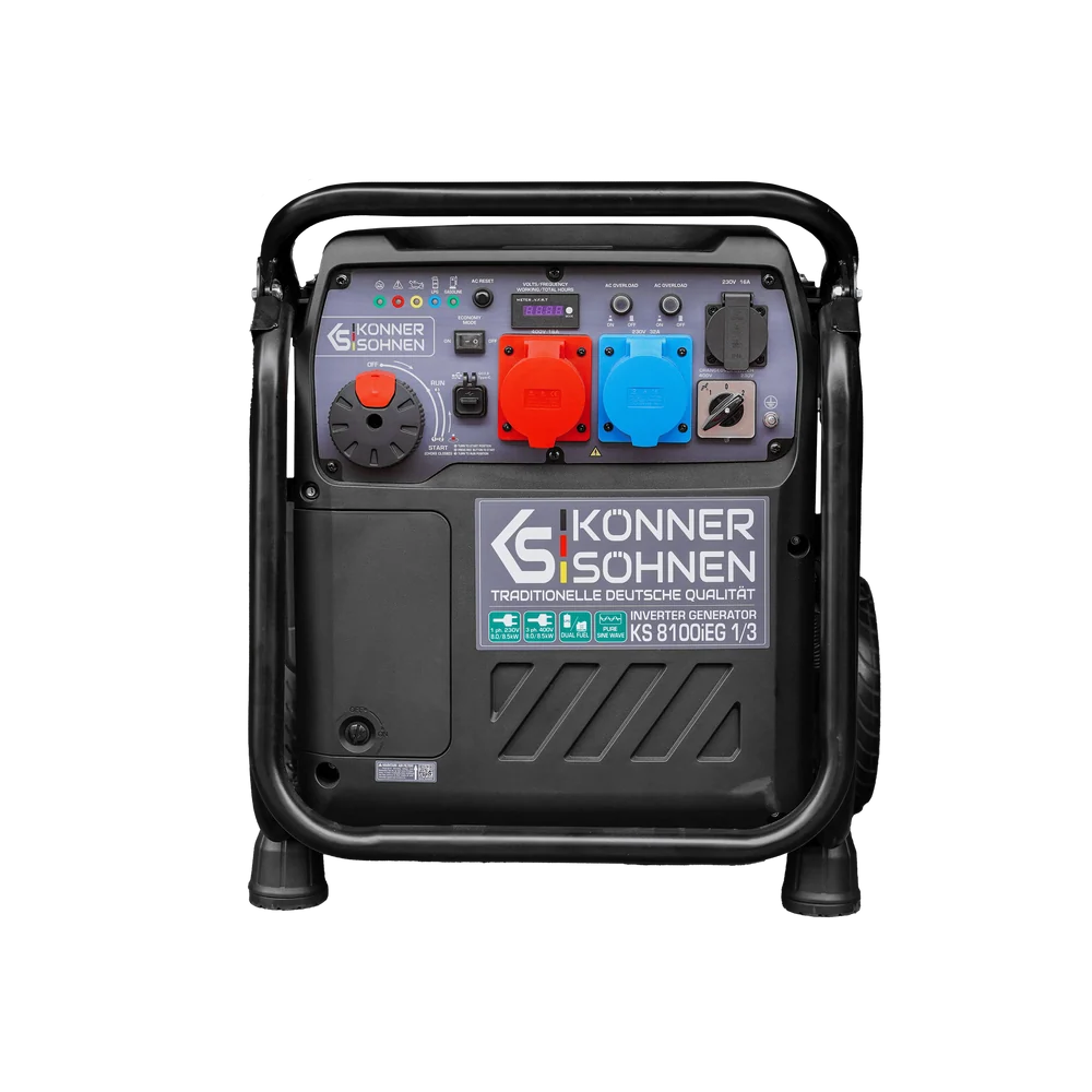 Inverterinis generatorius LPG/benzinas 8500W KS 8100iEG 1/3 KONNER & SOHNEN