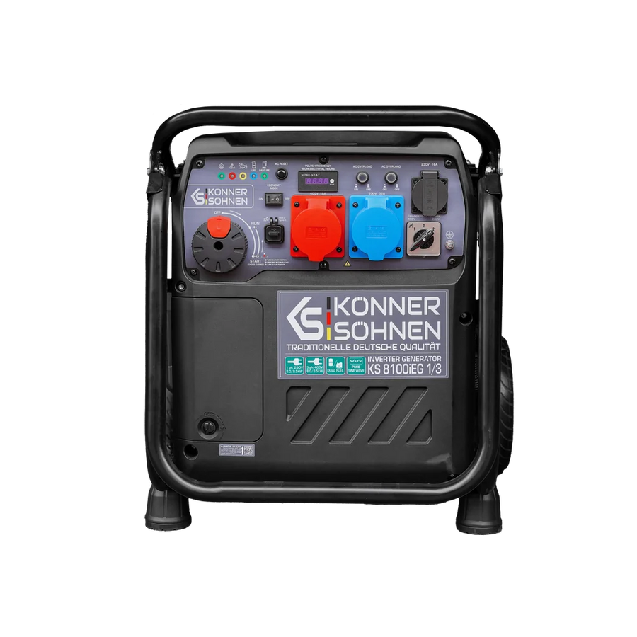Inverterinis generatorius LPG/benzinas 8500W KS 8100iEG 1/3 KONNER & SOHNEN