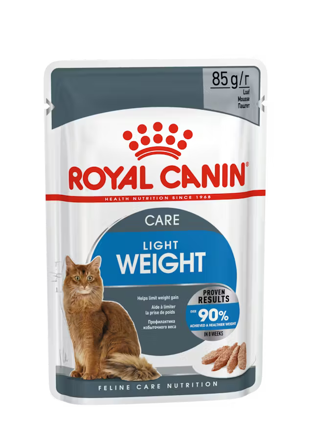Cat Light Weight Care Jelly - Drėgnas Pašaras Suaugusioms Katėms Paštetas 12x85g