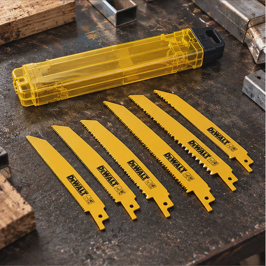 Tiesino pjūklo pjūklelių rinkinys DeWalt 6 vnt. DT2444-QZ
