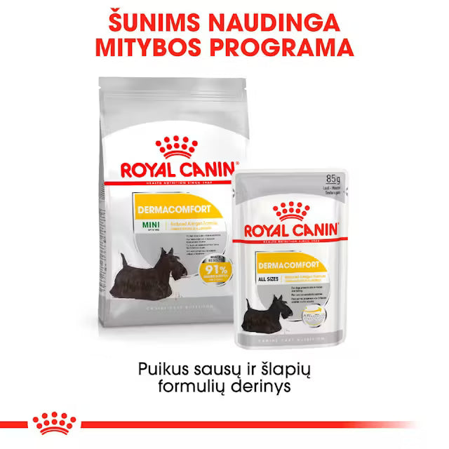 Mini Dermacomfort dry dog ​​food