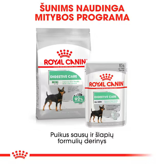 Mini Digestive Care sausas pašaras šuniui