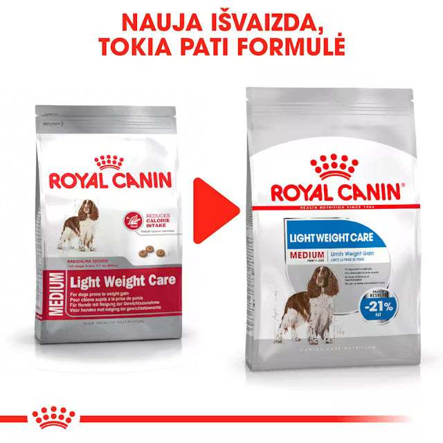 Sucha karma dla psa Medium Light Weight Care