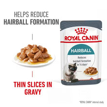ROYAL CANIN Hairball Care Gravy - Drėgnas Pašaras Suaugusioms Katėms 12x85g