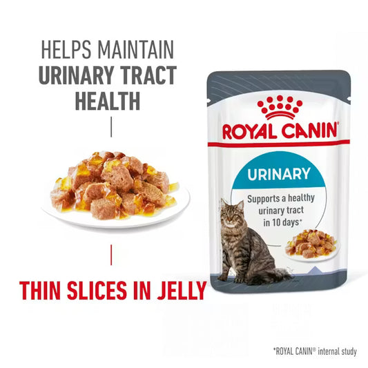 ROYAL CANIN Urinary Care Cienkie Kawałki w Galarecie - Karma Mokra dla Kotów 12x85g
