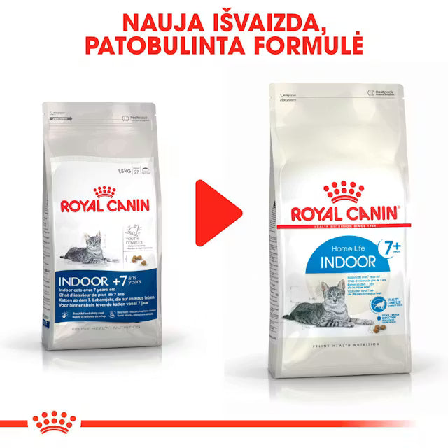Indoor 7+ dry cat food