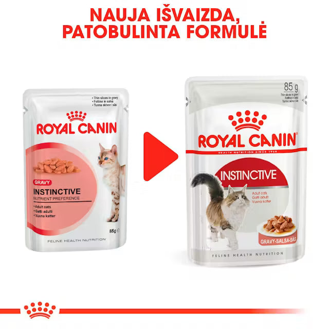 Instinctive Gravy - Karma mokra dla dorosłych kotów 12x85g