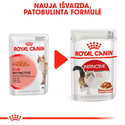 Instinctive Gravy - Karma mokra dla dorosłych kotów 12x85g