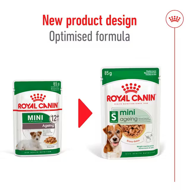 ROYAL CANIN Mini Ageing Chunks In Gravy - Mokra Karma dla Starszych Psów Małych Ras 12x85g