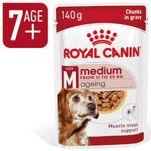 Royal Canin SHN Medium Ageing 10+ In Gravy - Drėgnas Pašaras Vidutinių Veislių Vyresnio Amžiaus Šunims 10x140g
