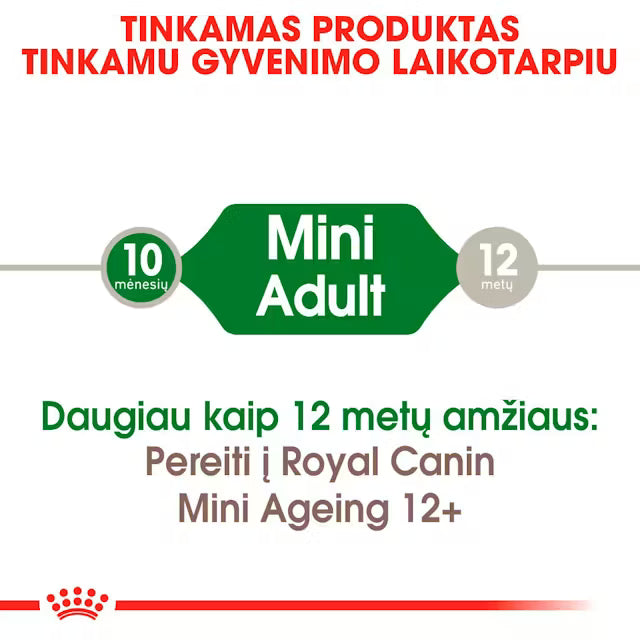 Royal Canin Size Health Nutrition Mini Adult Gravy 12x85g - Šlapias maistas su padažu suaugusiems mažų veislių šunims