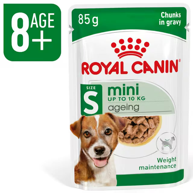 ROYAL CANIN Mini Ageing Chunks In Gravy - Mokra Karma dla Starszych Psów Małych Ras 12x85g