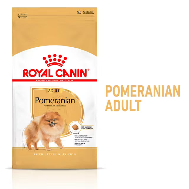 Sucha karma dla dorosłych psów rasy pomeranian
