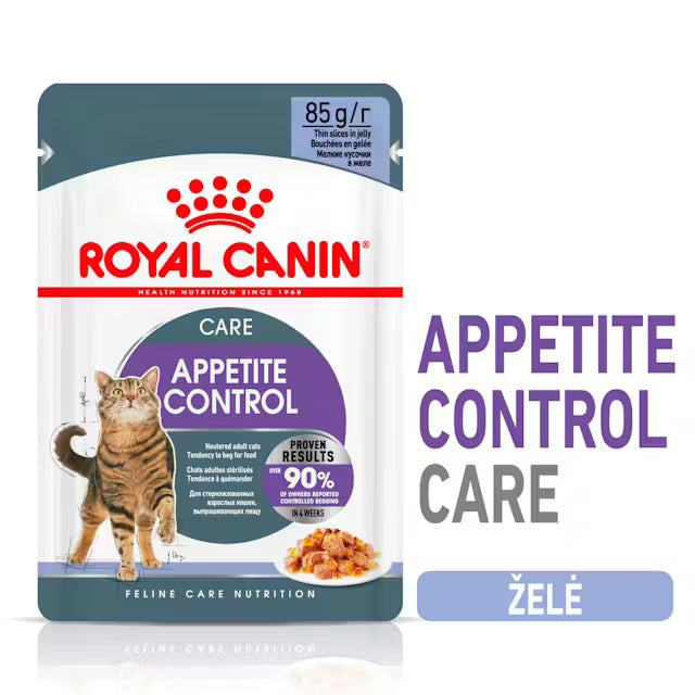 ROYAL CANIN Appetite Control Care Jelly - Drėgnas Pašaras Apetito Kontrolės Katėms 12x85g