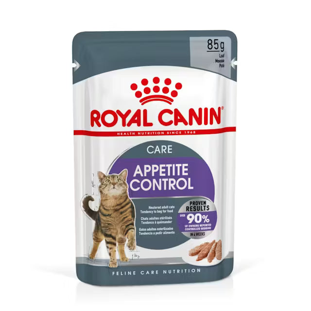 ROYAL CANIN Appetite Control Care Loaf - Wet Food for Appetite Control Cats 12x85g