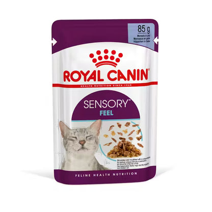 ROYAL CANIN Sensory Feel Morsels In Jelly - Wet Food For Adult Cats 12x85g