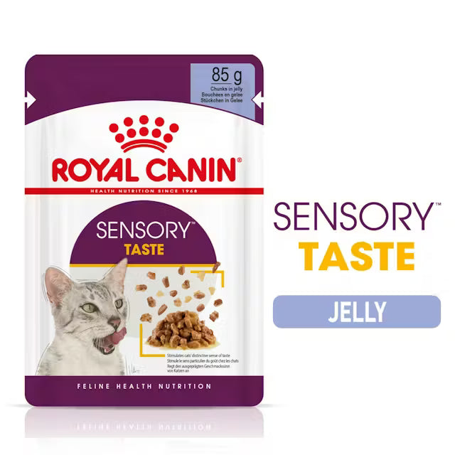 ROYAL CANIN Sensory Taste Chunks In Jelly - Wet Food for Adult Cats 12x85g