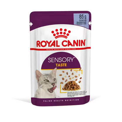 ROYAL CANIN Sensory Taste Chunks In Jelly - Wet Food for Adult Cats 12x85g