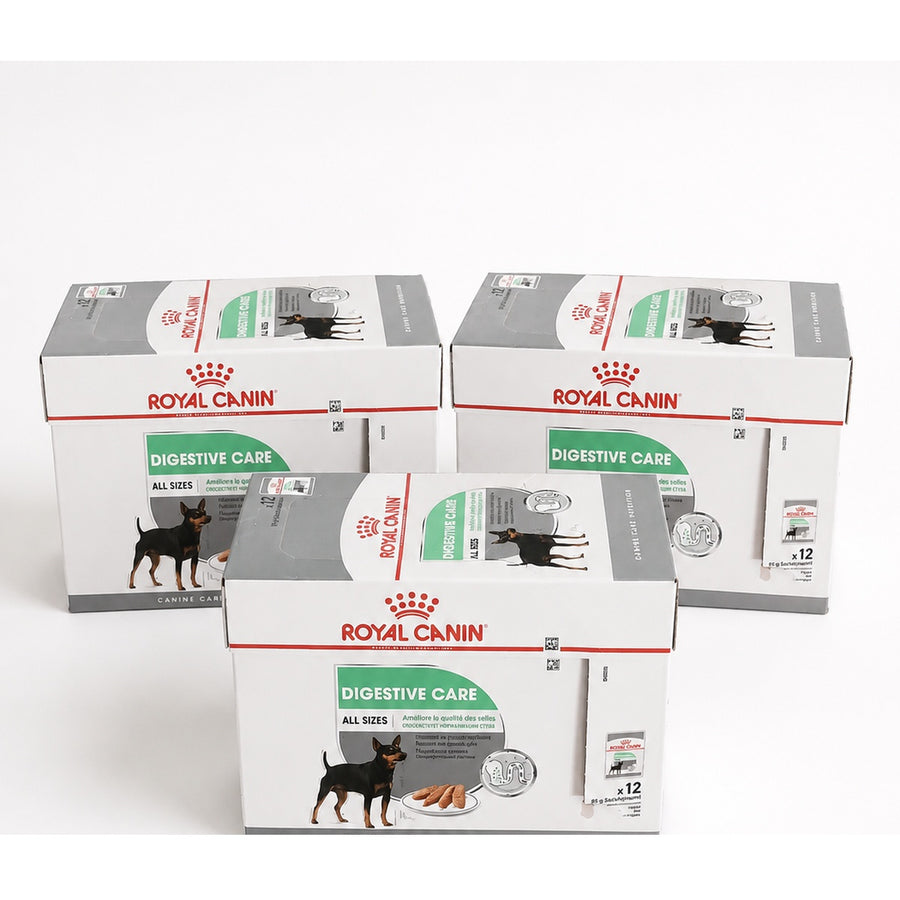 Royal Canin Digestive Care 12 x 85 g – three-box auction lot