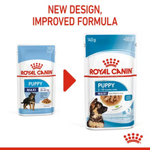 ROYAL CANIN Maxi Puppy Chunks In Gravy - Drėgnas Pašaras Dideliems Šuniukams 10x140g