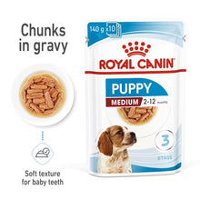 Royal Canin Puppy Medium Chunks in Gravy drėgnas pašaras - Vidutinių veislių šuniukams