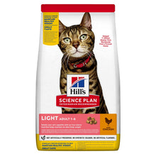 Hill's Science Plan Light Adult sausas kačių maistas su vištiena, 1,5 kg