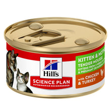 Hill's Science Plan Kitten & Mother kačiukų ėdalas su vištiena ir kalakutiena, 85 g