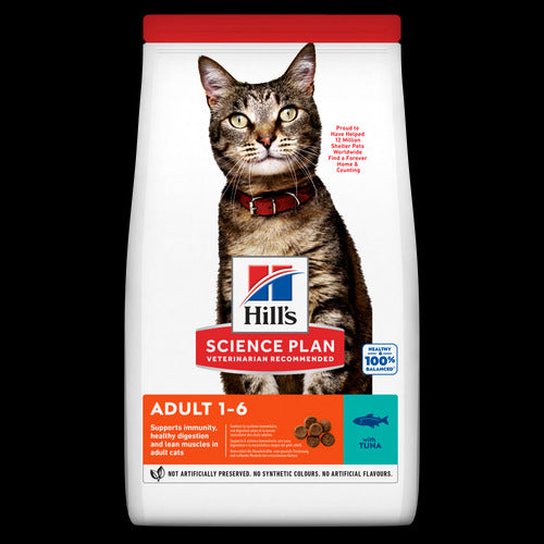 Hill's Science Plan Adult sausas kačių maistas su lašiša, 1,5 kg